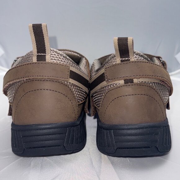 Orthofeet Outdoor Sandals Mens 11W Brown Leather Orthopedic Adjustable Sandals main image 2